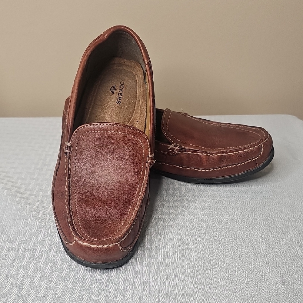 Dockers Brown Leather Loafers for Men